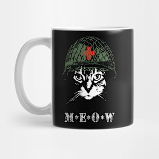 Army Cat Meow Mash Mug